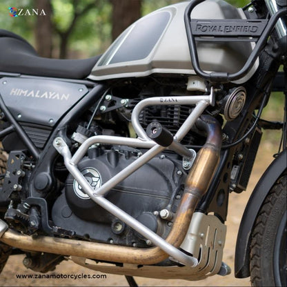 HIMALAYAN BS6 (2021-22) CRASH GUARD WITH SLIDER SILVER - ZI-8148