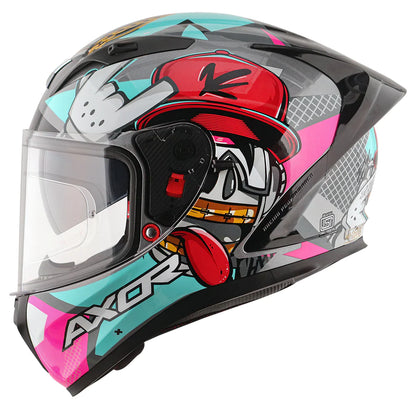 Axor Street Hip Hop Helmets - Athena Grey Mint - Riders Junction