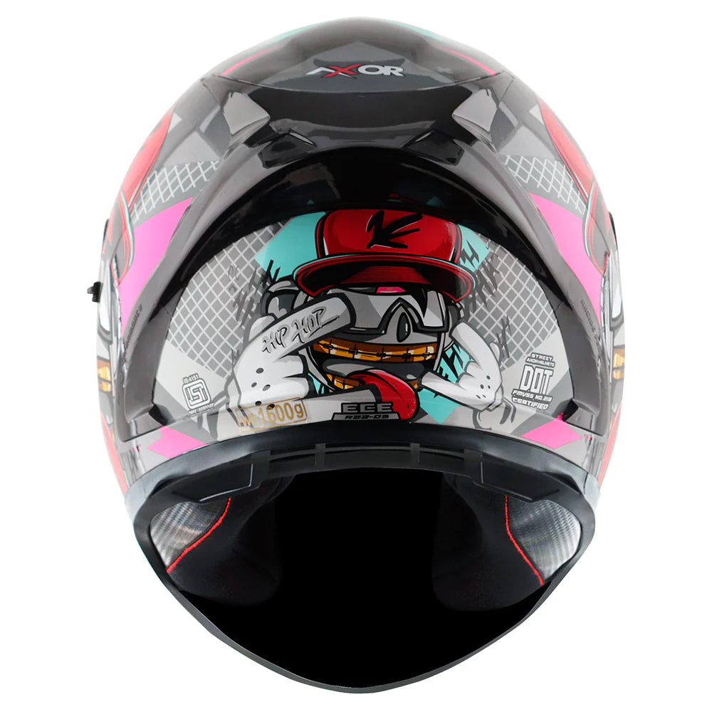 Axor Street Hip Hop Helmets - Athena Grey Mint - Riders Junction