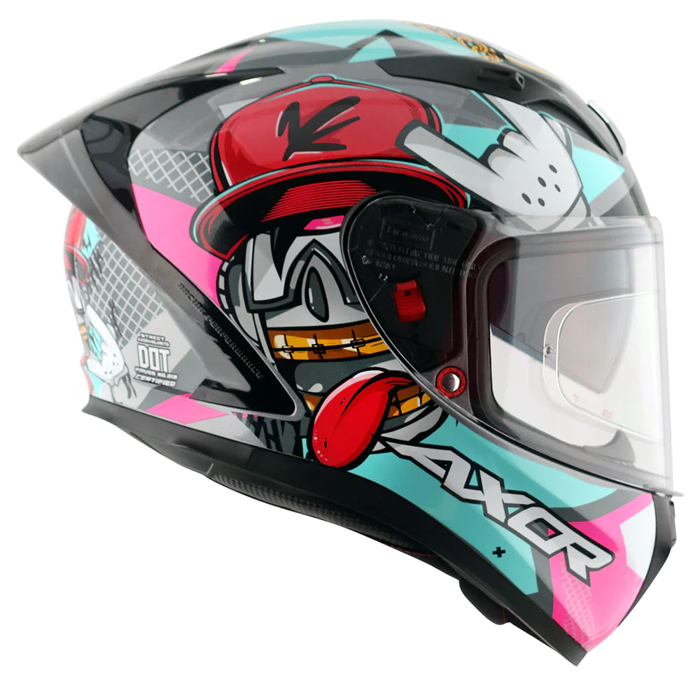 Axor Street Hip Hop Helmets - Athena Grey Mint - Riders Junction