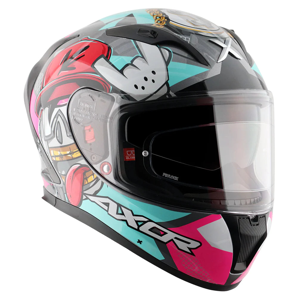 Axor Street Hip Hop Helmets - Athena Grey Mint - Riders Junction