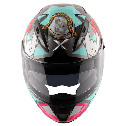 Axor Street Hip Hop Helmets - Athena Grey Mint - Riders Junction