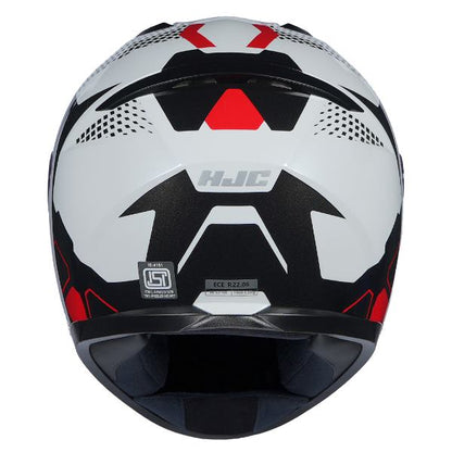 HJC C10 Aspa Helmet (Black White & Red)