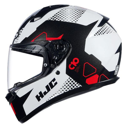 HJC C10 Aspa Helmet (Black White & Red)