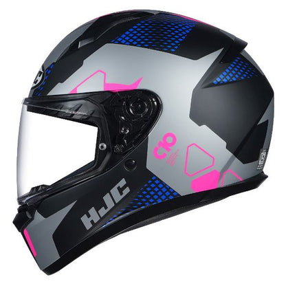 HJC C10 Aspa Helmet (Silver Blue & Pink)