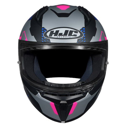 HJC C10 Aspa Helmet (Silver Blue & Pink)