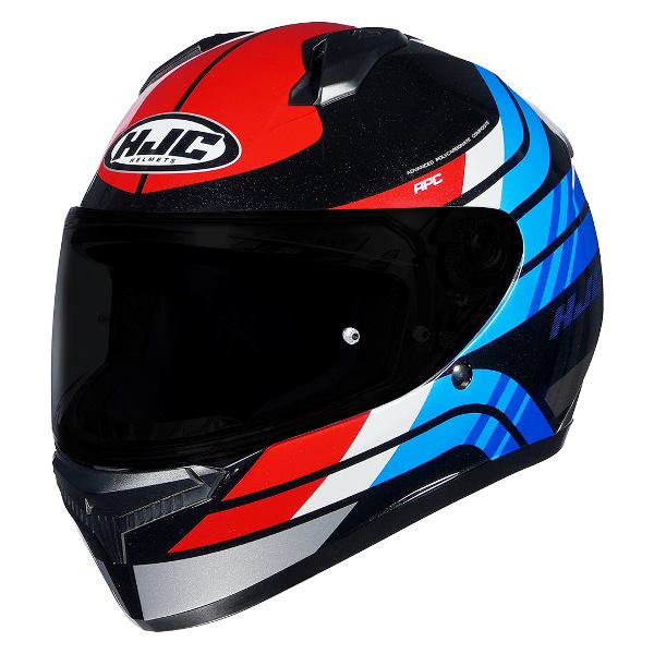 HJC C10 Hiper Helmet (Black Red & Blue)