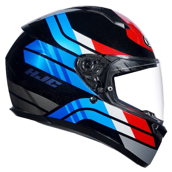 HJC C10 Hiper Helmet (Black Red & Blue)