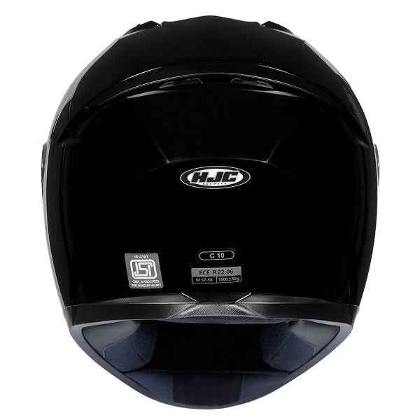 HJC C10 Solid Black Helmet