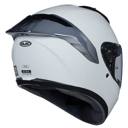 HJC C10 Solid White Helmet
