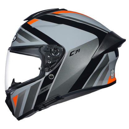 HJC C71 (C7X) Faber Helmet (Grey & Orange)