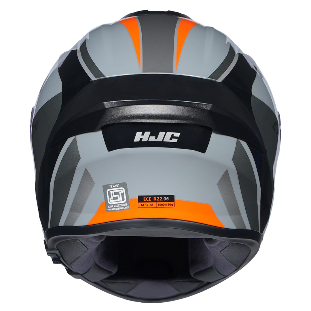 HJC C71 (C7X) Faber Helmet (Grey & Orange)