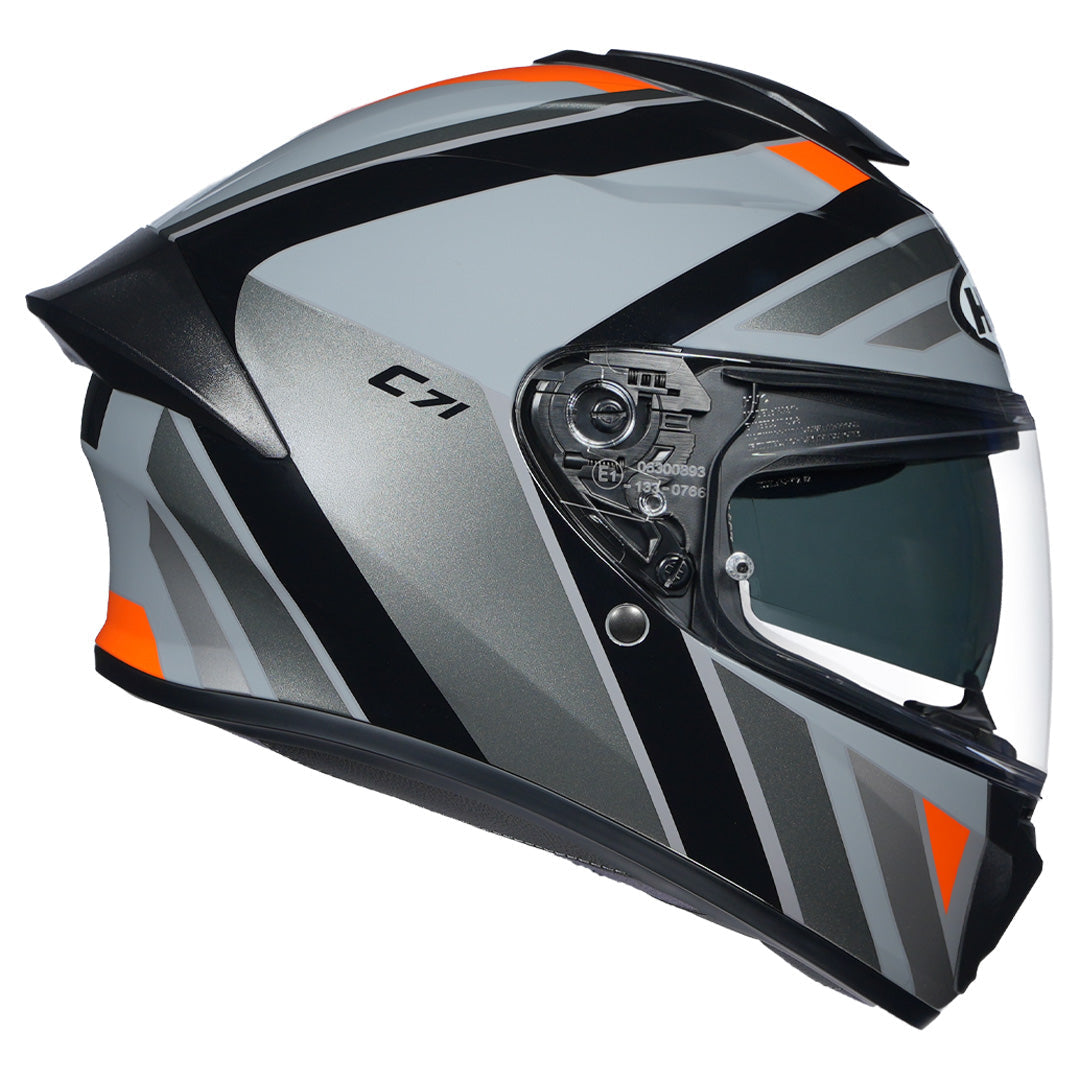 HJC C71 (C7X) Faber Helmet (Grey & Orange)