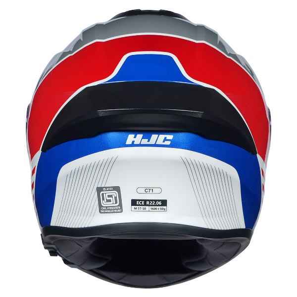 HJC C71 (C7X) Morix Helmet (White Blue & Red)