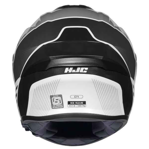 HJC C71 (C7X) Morix Helmet (White & Grey)