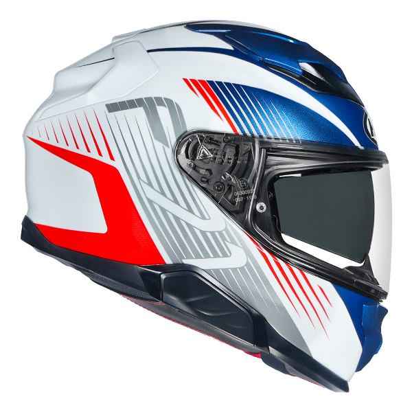 HJC F71 (F7X) Catos Helmet (White Blue & Red)
