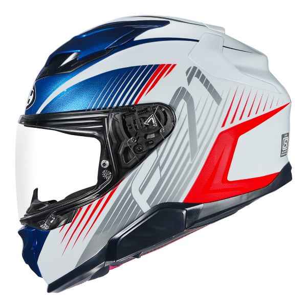 HJC F71 (F7X) Catos Helmet (White Blue & Red)