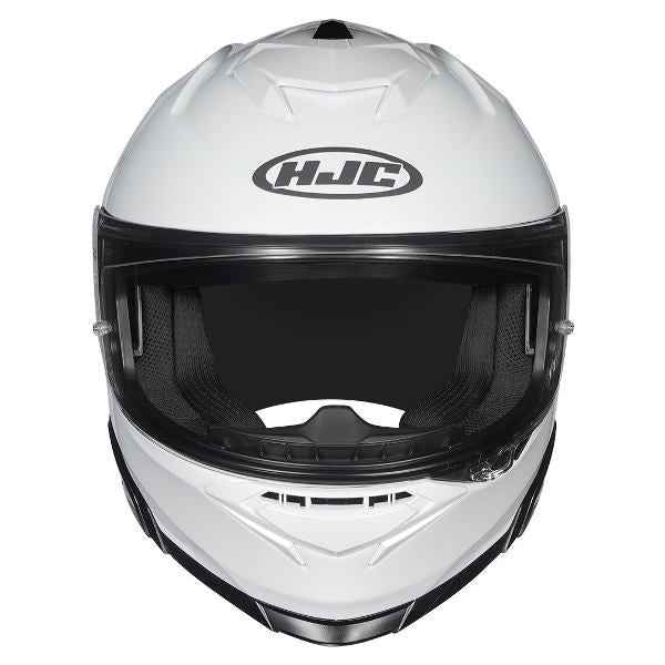 HJC I71 Solid Pearl White Helmet (White)