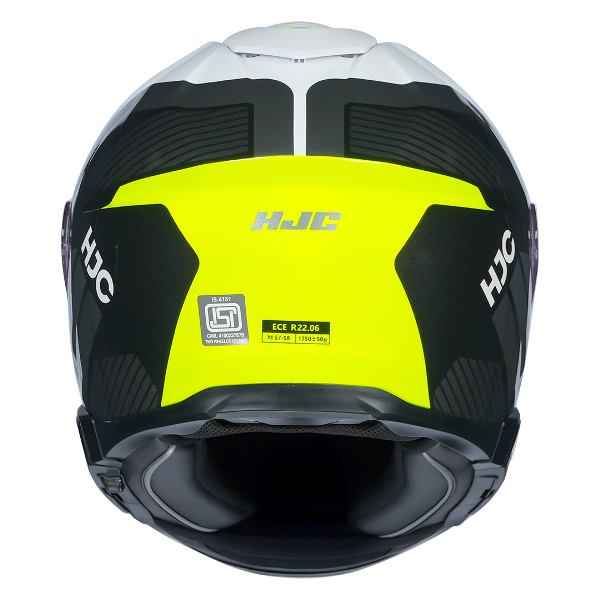 HJC I71 Viz Helmet (Grey & Fluorescent Green)