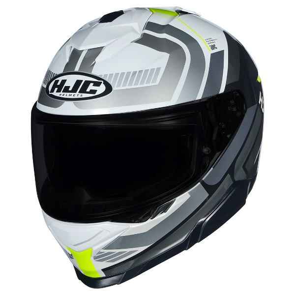 HJC I71 Viz Helmet (Grey & Fluorescent Green)