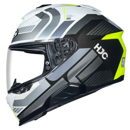 HJC I71 Viz Helmet (Grey & Fluorescent Green)