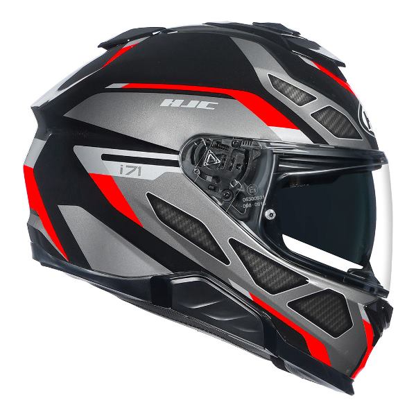 HJC I71 Zest Helmet (Black & Red)