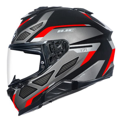 HJC I71 Zest Helmet (Black & Red)