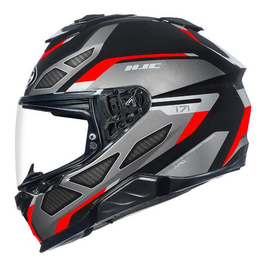 HJC I71 Zest Helmet (Black & Red)
