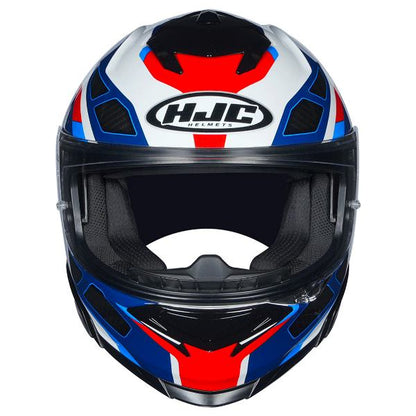 HJC I71 Zest Helmet (White Red & Blue)