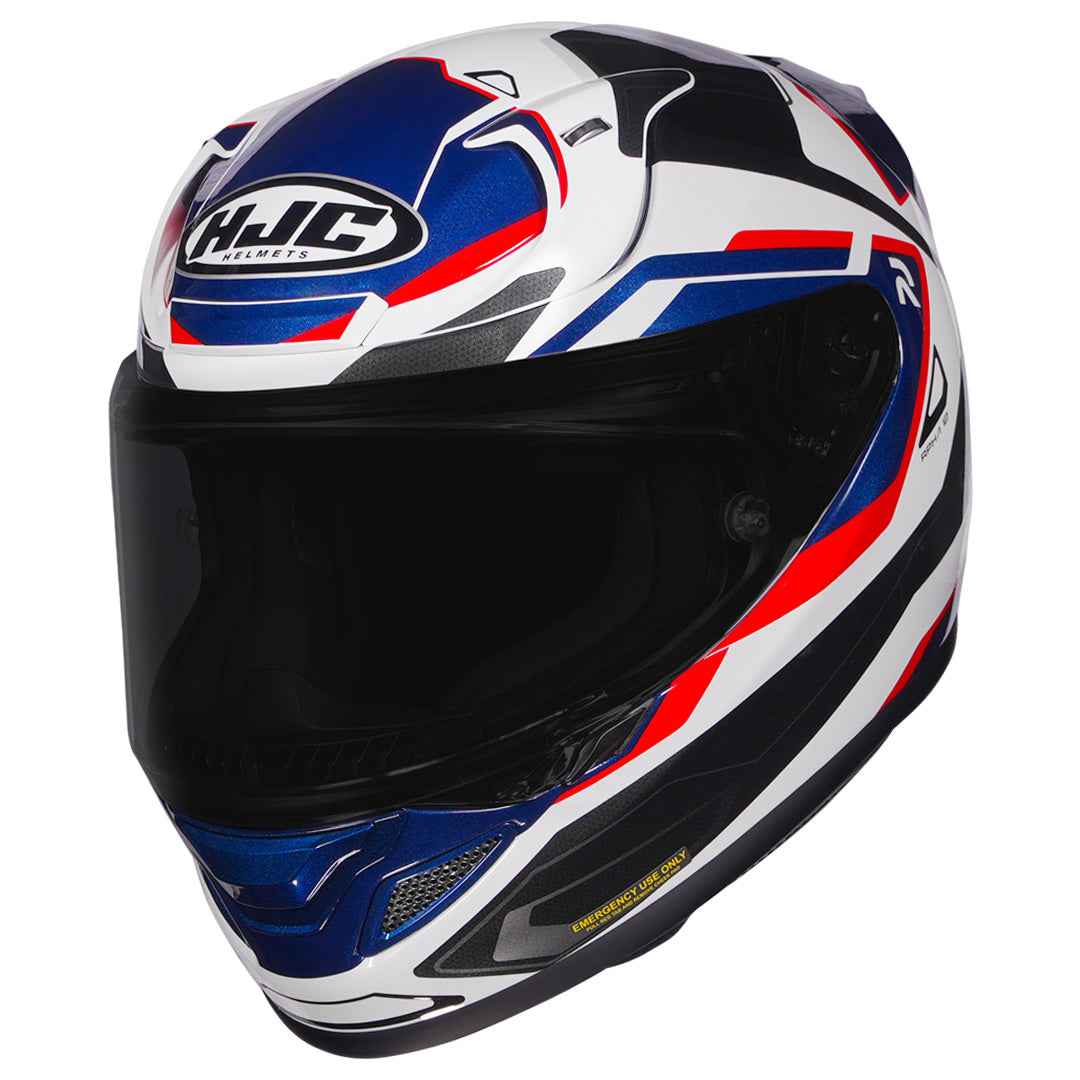 HJC RPHA 12 Brels Helmet (White Blue & Red)