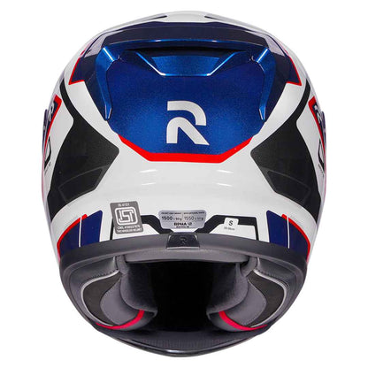 HJC RPHA 12 Brels Helmet (White Blue & Red)