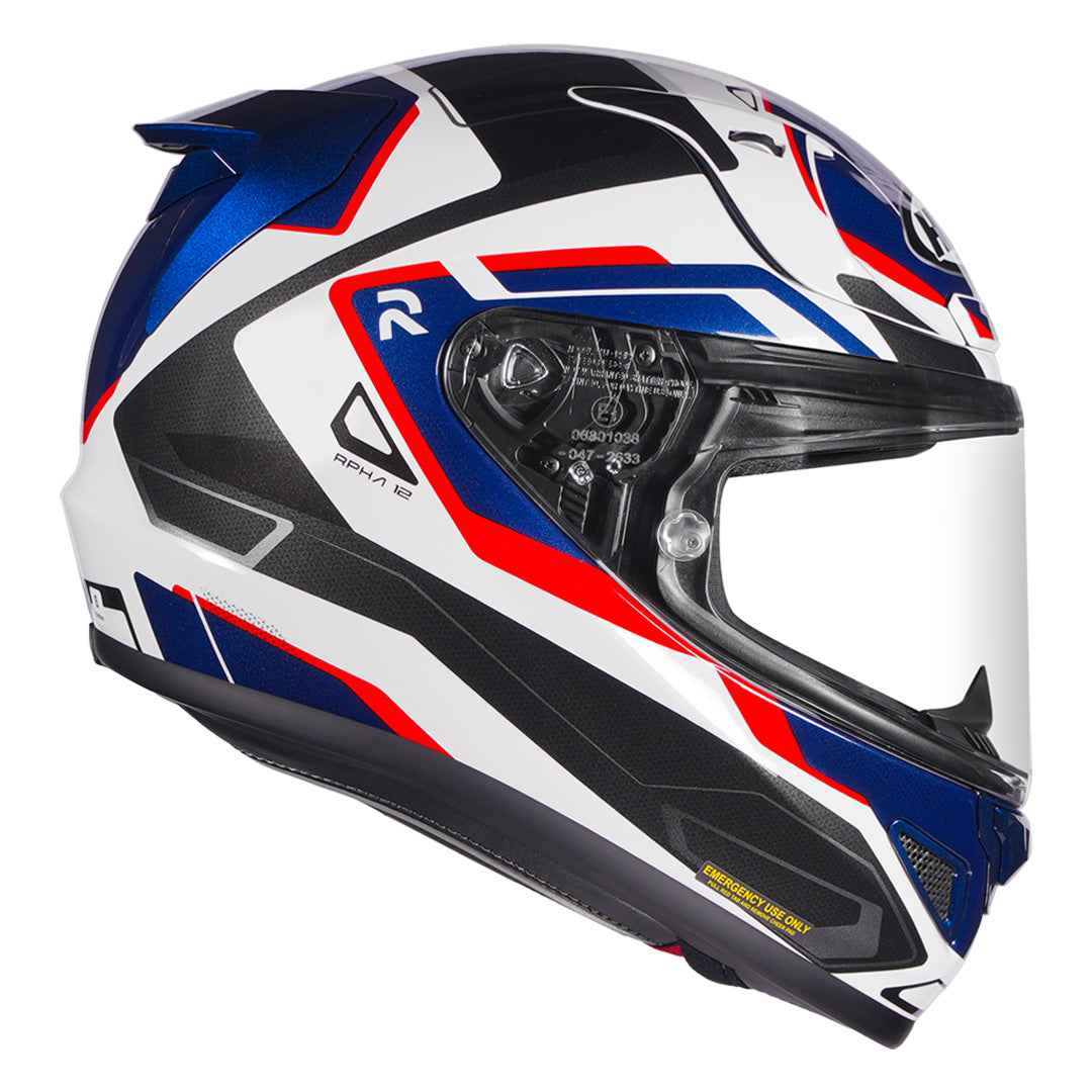 HJC RPHA 12 Brels Helmet (White Blue & Red)