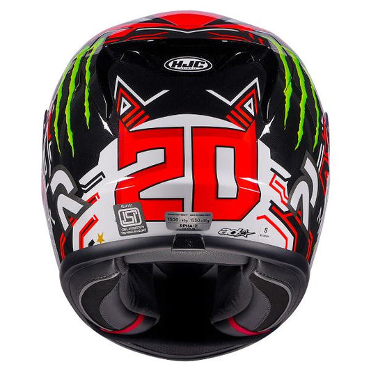 HJC RPHA 12 Quartararo Replica Helmet (Orange & Red)