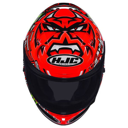 HJC RPHA 12 Quartararo Replica Helmet (Orange & Red)