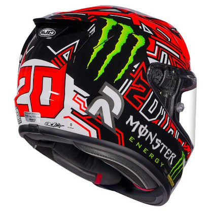 HJC RPHA 12 Quartararo Replica Helmet (Orange & Red)