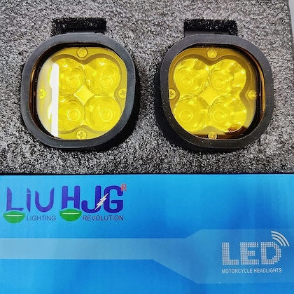 HJG 4 LED 40W fog lamp with Wiring Harness, Switch and Filter - Riders Junction