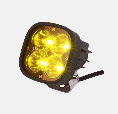 HJG 4 LED White With Yellow Cap - Riders Junction