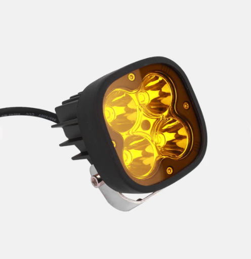 HJG 4 LED White With Yellow Cap - Riders Junction