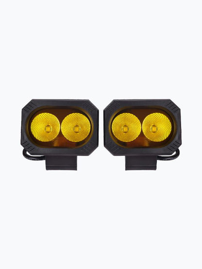 HJG 2 Led Square Foglight (Mesh Yellow)-FOG11146