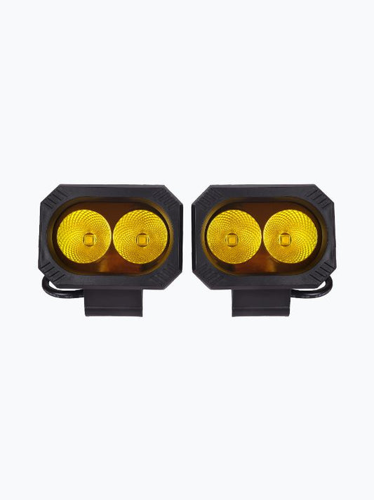 HJG 2 Led Square Foglight (Mesh Yellow)-FOG11146