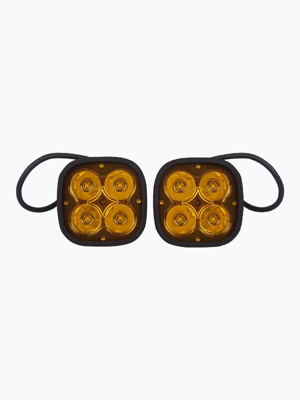 HJG 4 LED Cap Pair Fog Light Dimmerstat Premium-FOG12947