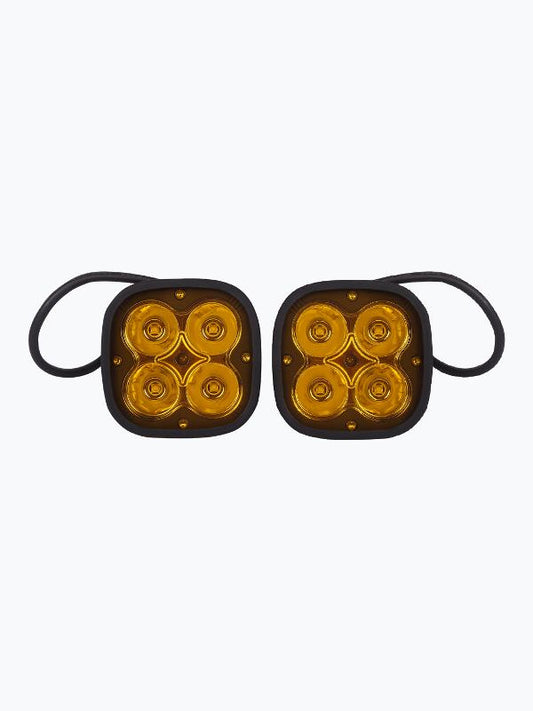 HJG 4 LED Cap Pair Fog Light Dimmerstat Premium-FOG12947
