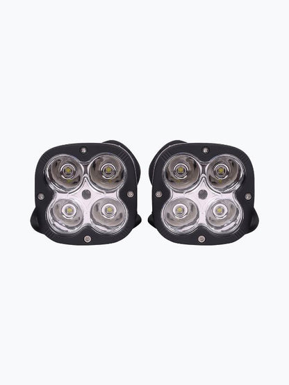 HJG 4 LED Cap Pair Fog Light Dimmerstat Premium-FOG12947