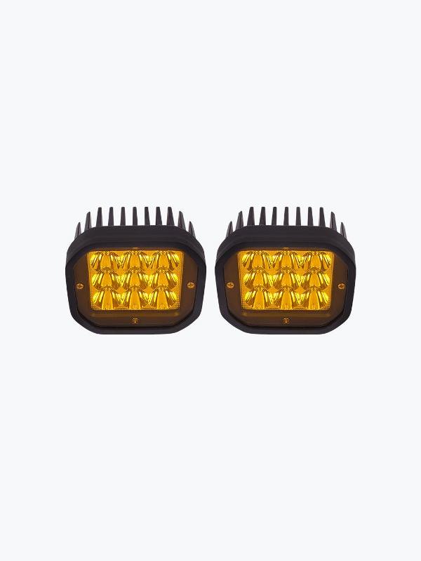 HJG 9 Led Fog Light With Yellow Cap Premium-FOG11123