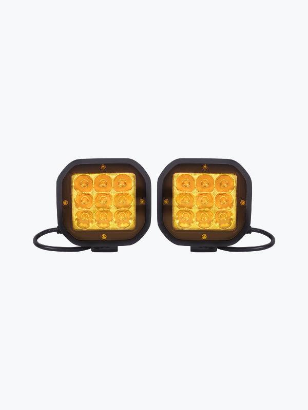 HJG 9 Led Fog Light With Yellow Cap Premium-FOG11123