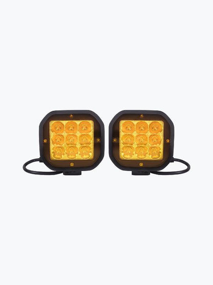 HJG 9 Led Fog Light With Yellow Cap Premium-FOG11123