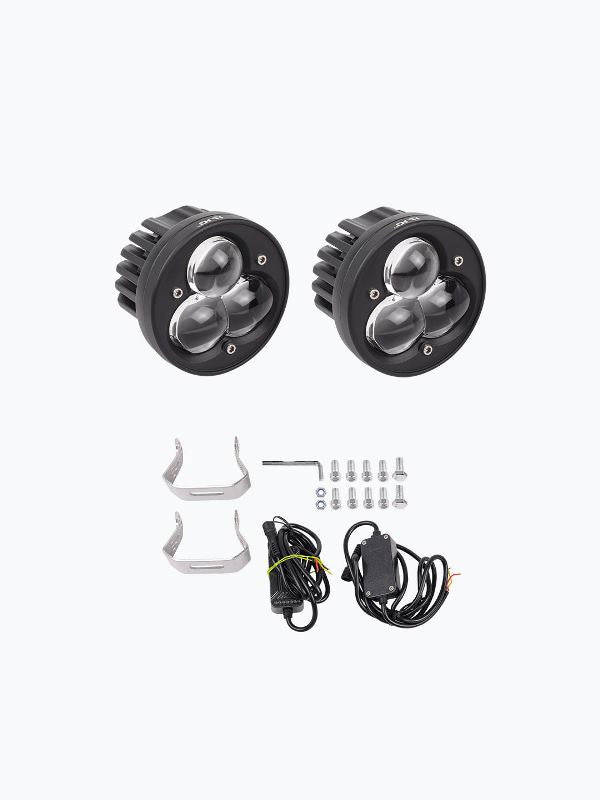 HJG BI Led Projector Lense Pair Fog Light-FOG11761