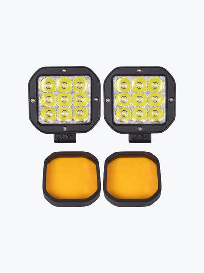HJG 9 Led Fog Light With Yellow Cap Premium-FOG11123