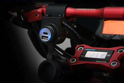 Handlebar Mounted 36W PD USB-C + QC 3.0 (Plastic) - Cliff Top