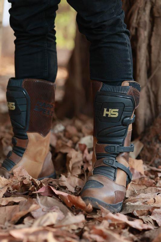 Happy Speed Valor Adventure Riding Boots Desert Brown